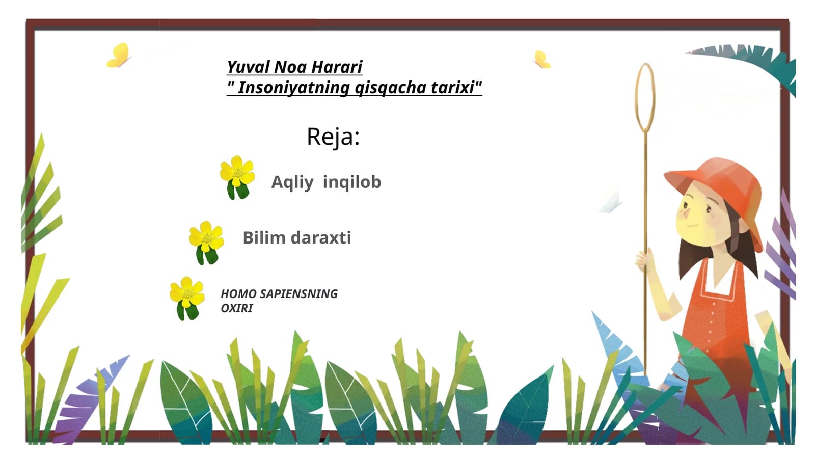 Yuval Noa Harari  Insoniyatning qisqacha tarixi