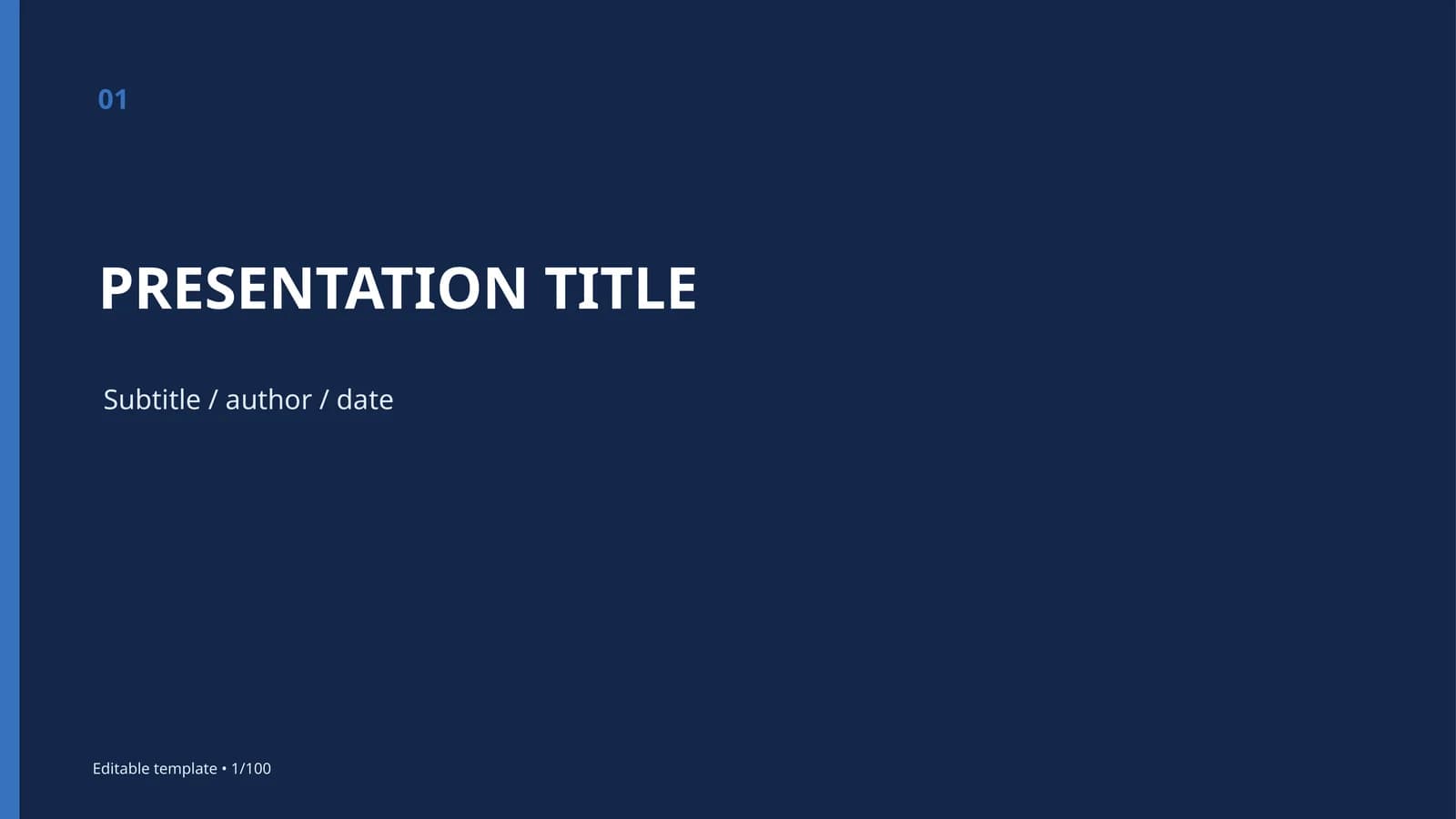 📊 100 ta PowerPoint prezentatsiya shabloni