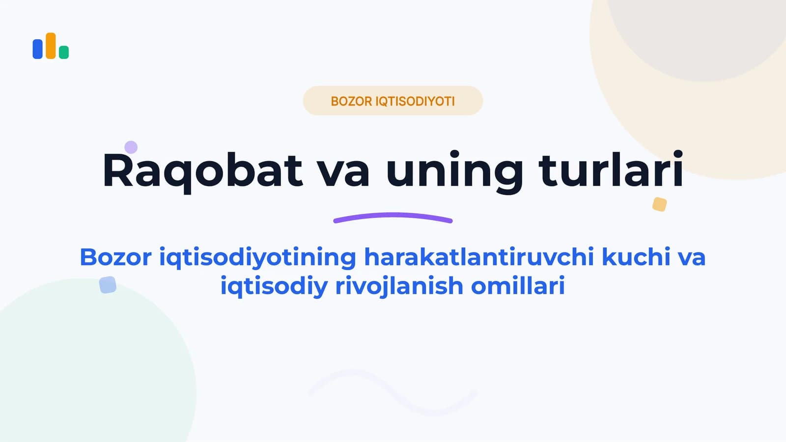 Bozor iqtisodiyoti