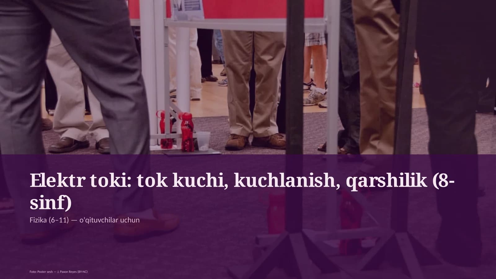 Elektr toki: tok kuchi, kuchlanish, qarshilik (8-sinf)