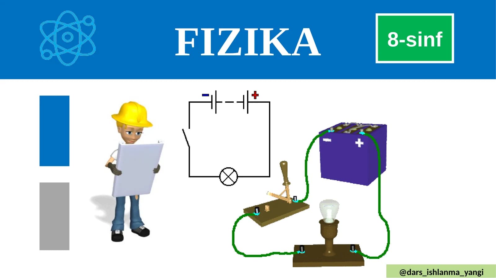 FIZIKA 8-sinf @dars_ishlanma_yangi MUSTAHKAMLASH