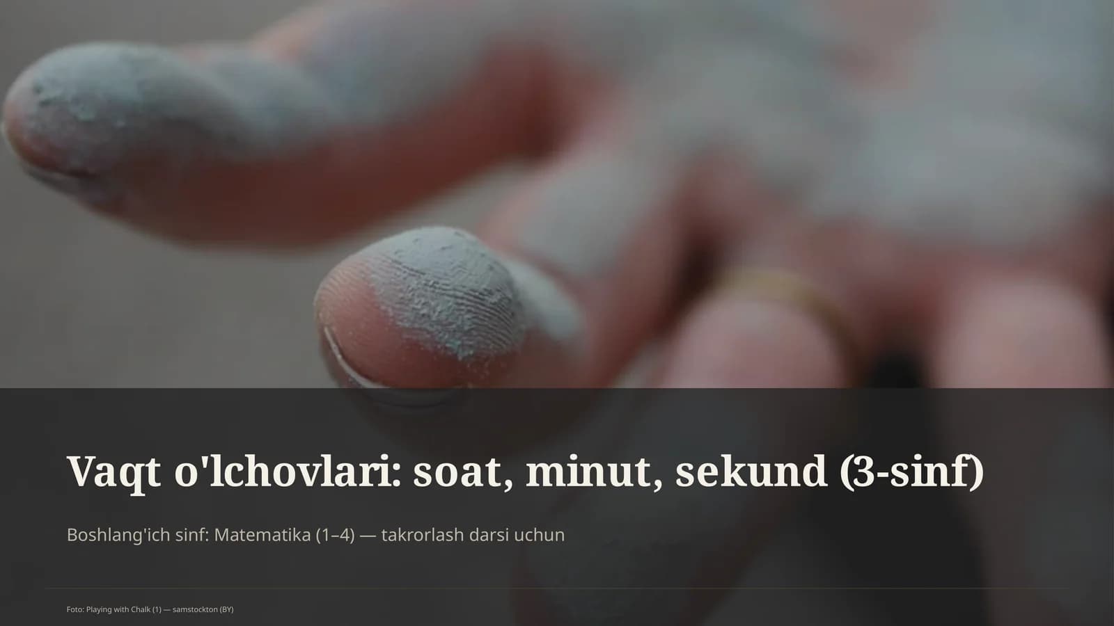Matematika darsi takrorlash uchun