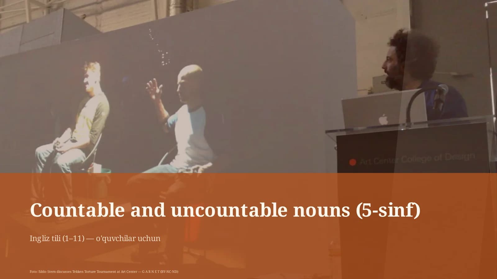 Countable and uncountable nouns (5-sinf)