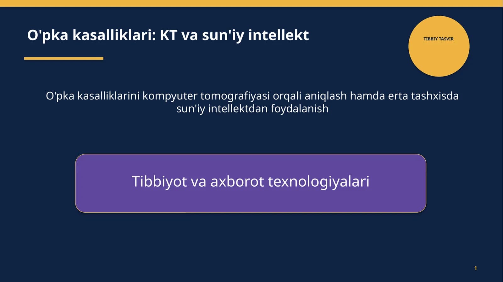 TIBBIY TASVIR