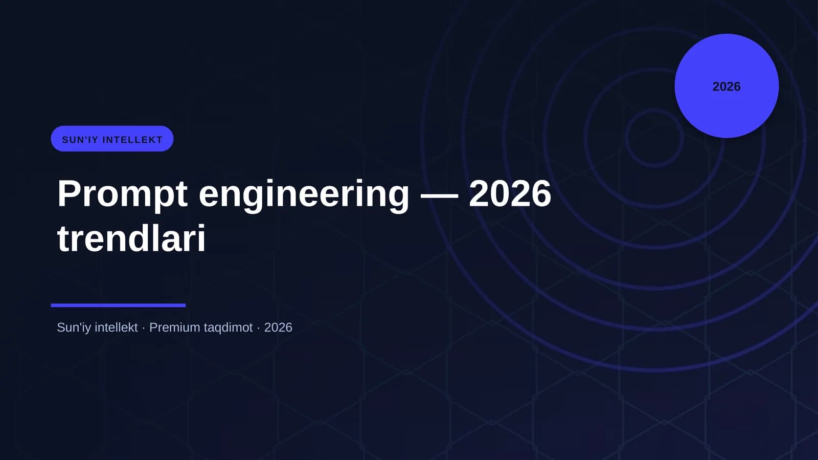 Prompt engineering — 2026 trendlari