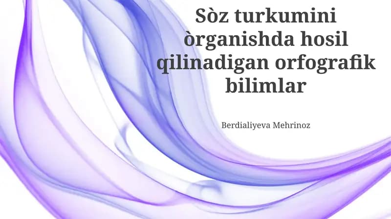 Ortografik bilimlar