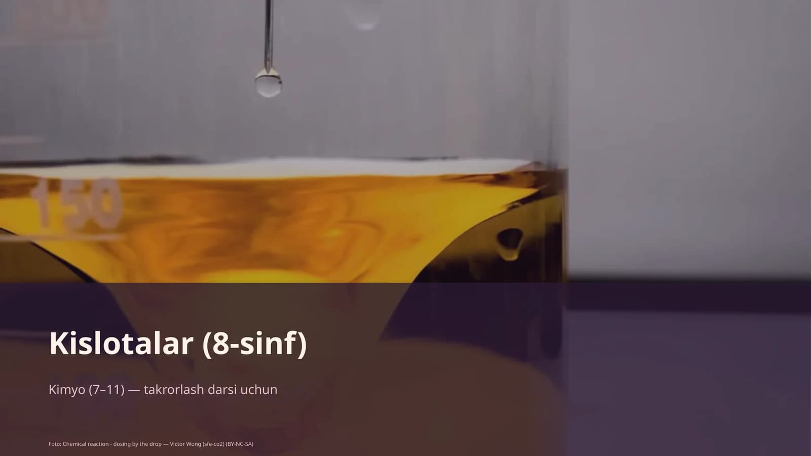Kislotalar (8-sinf)