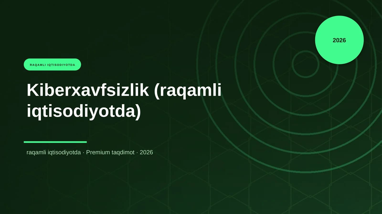 Kiberxavfsizlik (raqamli iqtisodiyotda)