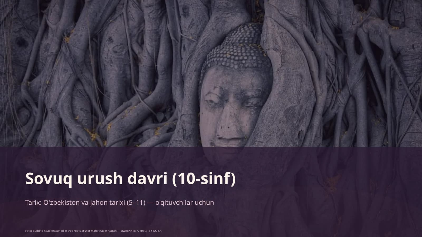 Sovuq urush davri (10-sinf)