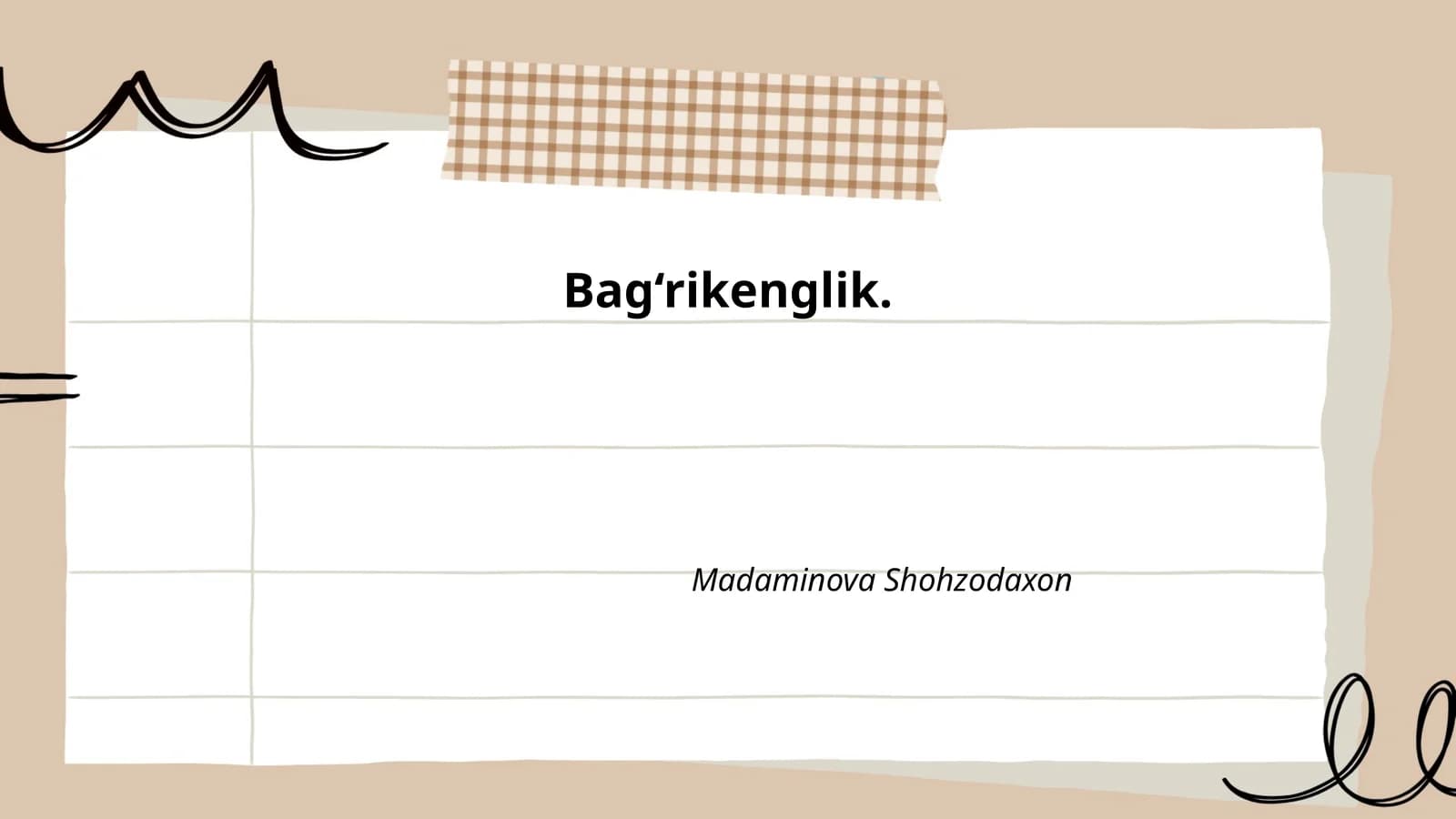 Bag‘rikenglik va madaniy xilma-xillik