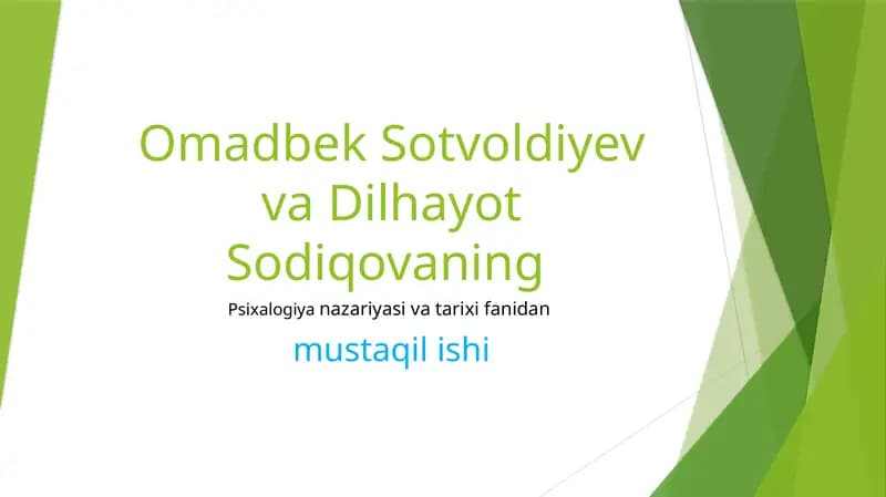 Behaviorizmning rivojlanishi