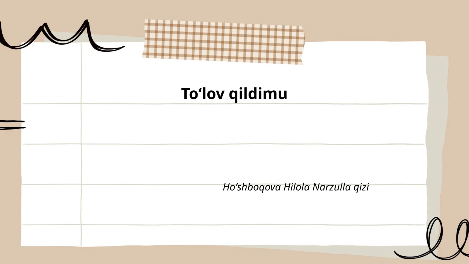 Toʻlov turlari
