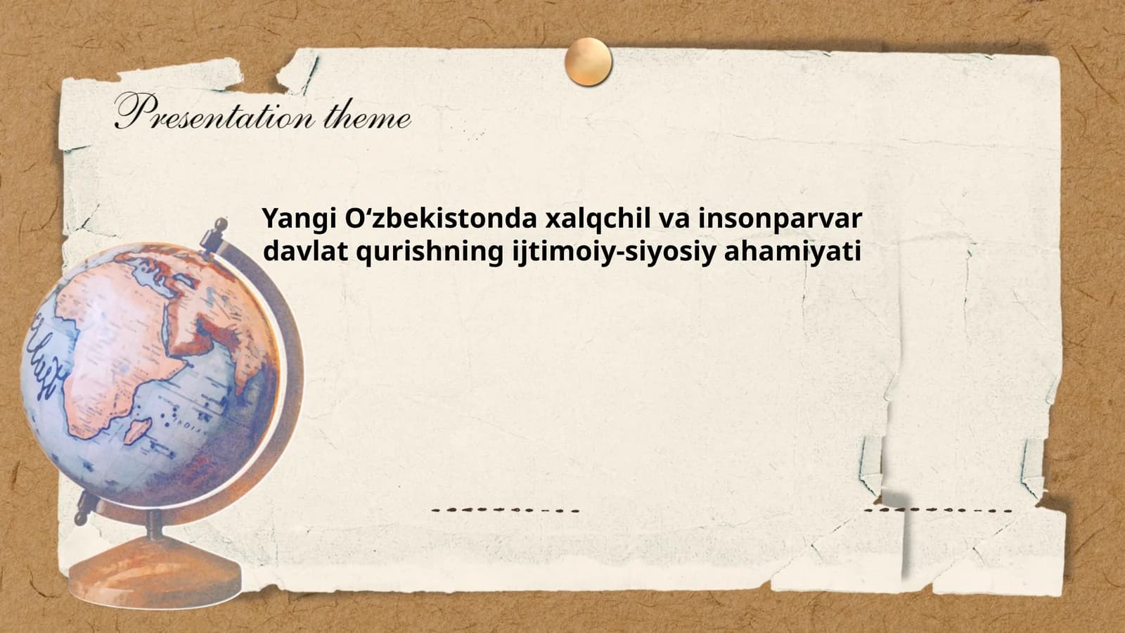Yangi Oʻzbekistonda xalqchil va insonparvar davlat qurishning ijtimoiy-siyosiy ahamiyati