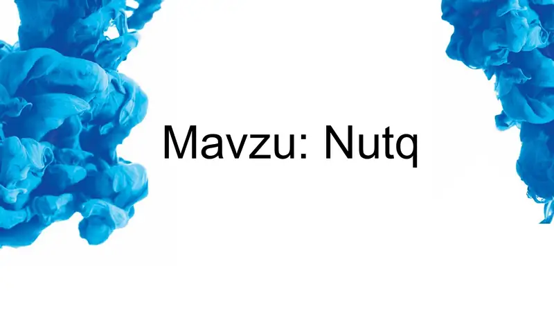 Nutq