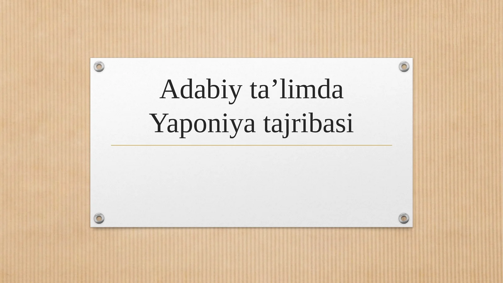 Product slide 1