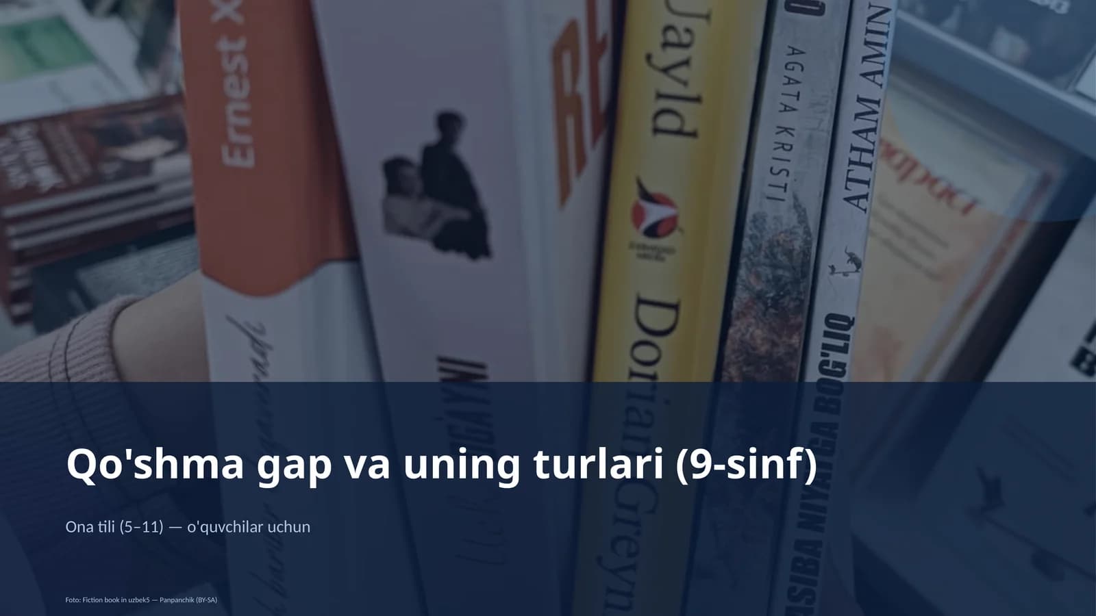 Qo'shma gap va uning turlari (9-sinf)