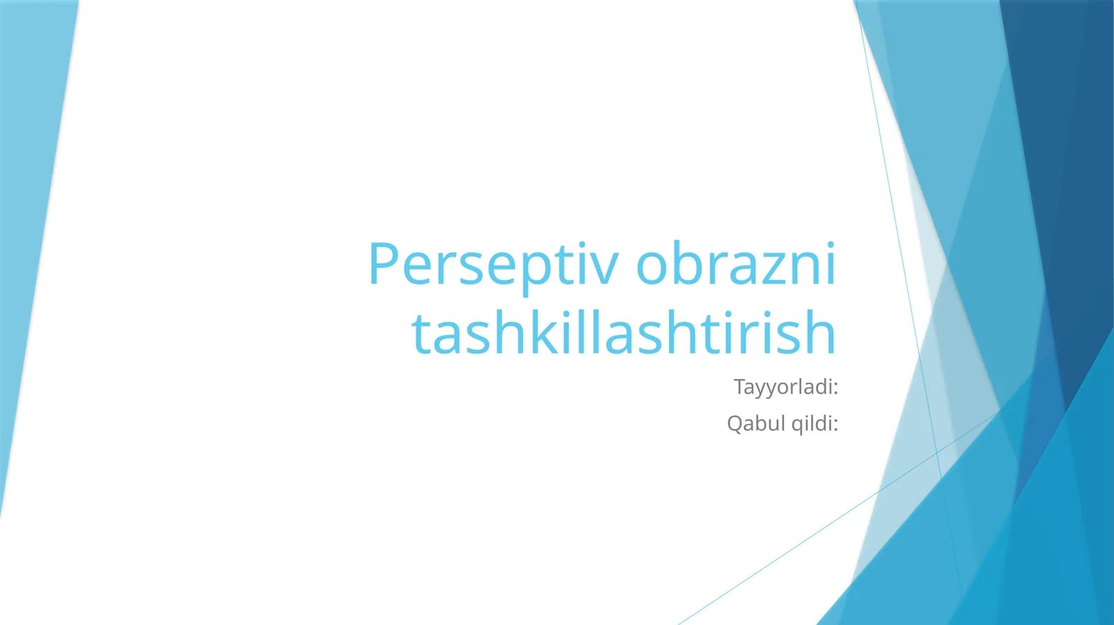 Perspektiv obrazni tashkillashtirilishi