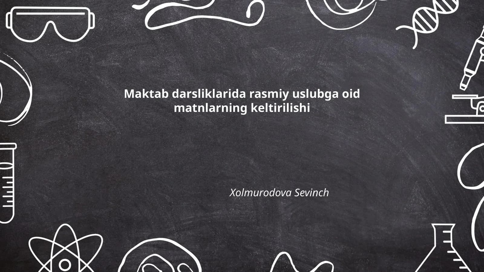 Rasmiy uslubga oid matnlarning keltirilishi