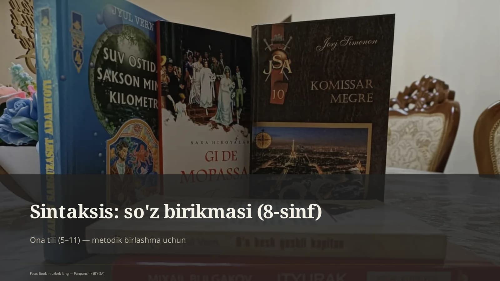 Sintaksis: so'z birikmasi (8-sinf)