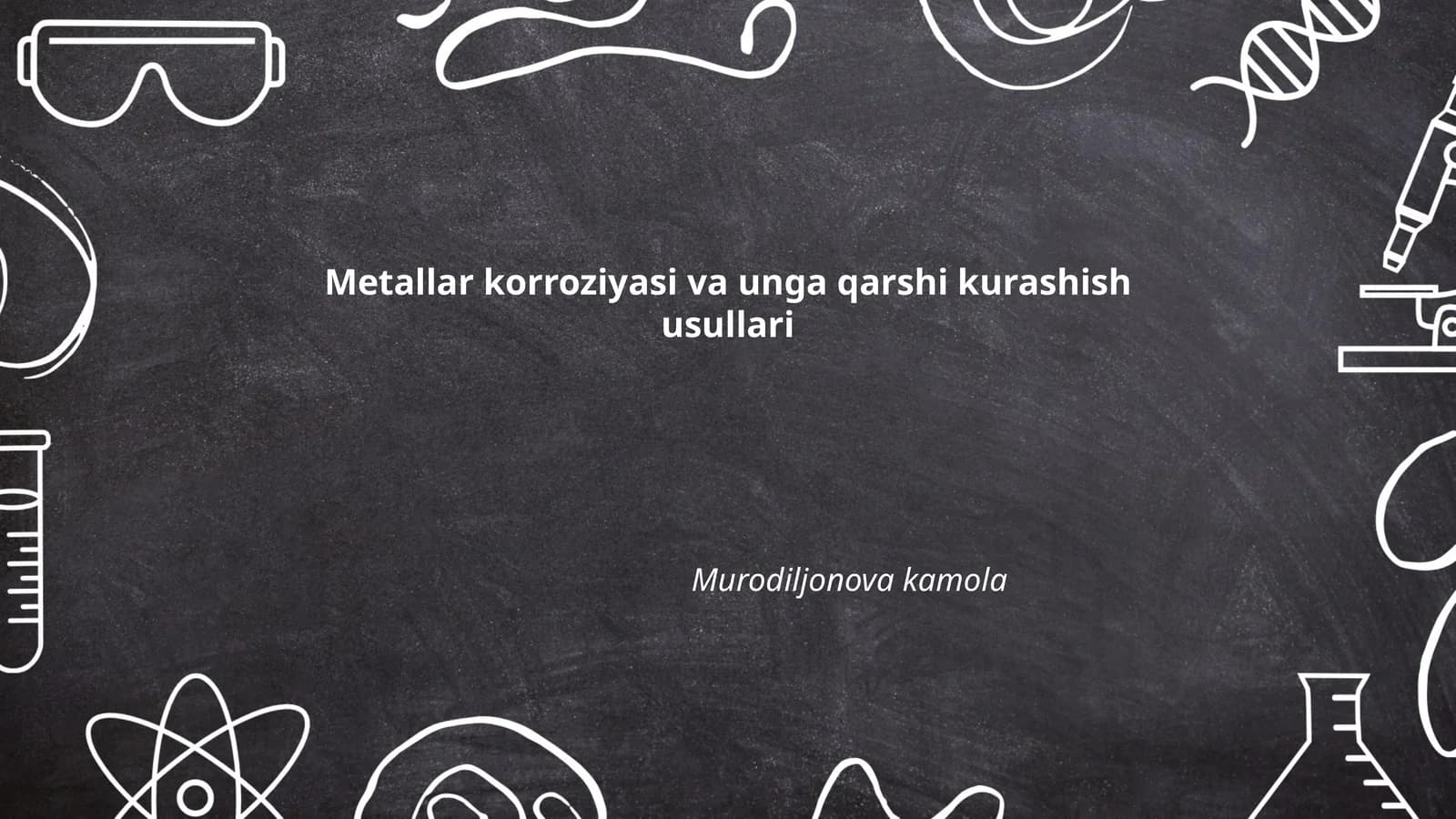 Metallar korroziyasi va unga qarshi kurashish usullari