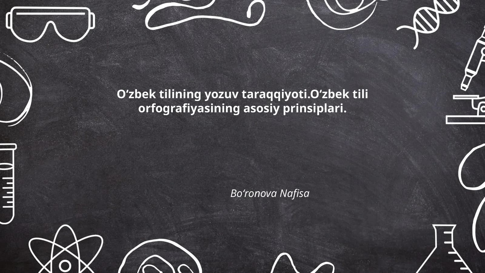 Oʻzbek tilining yozuv taraqqiyoti