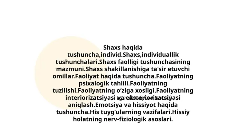 Egamberdiyeva Sevinch