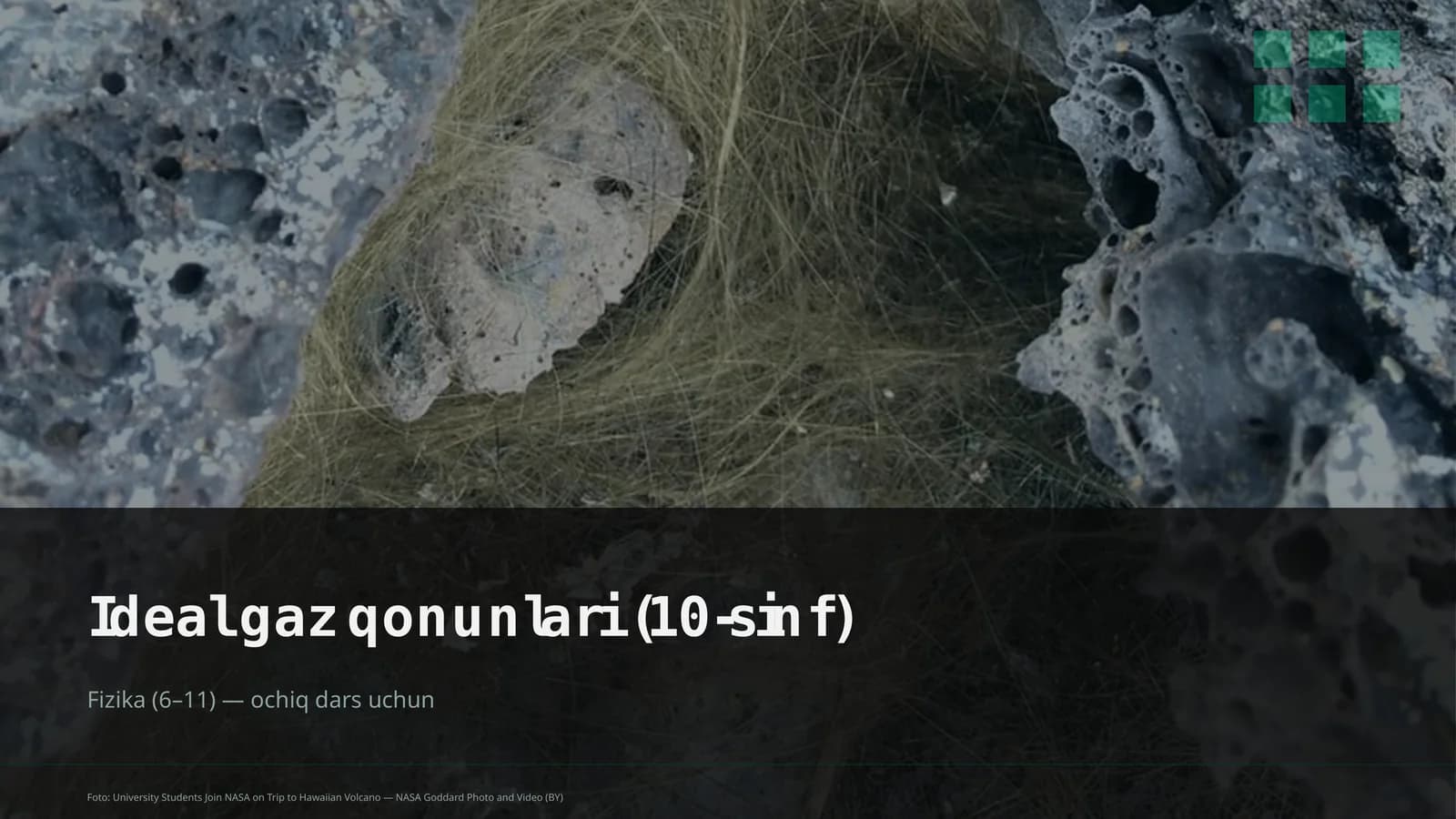 Ideal gaz qonunlari (10-sinf)