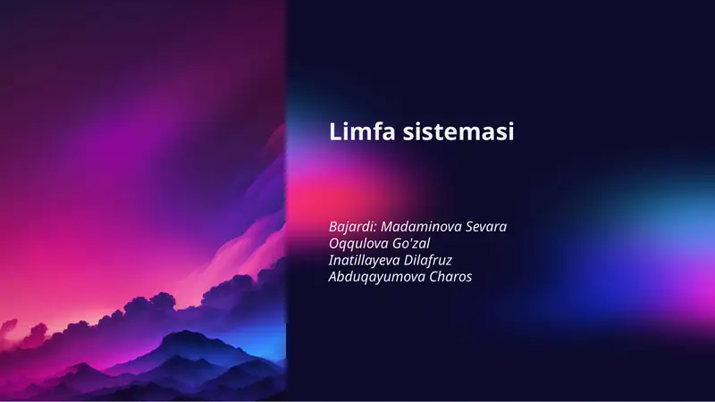 Limfa sistemasi