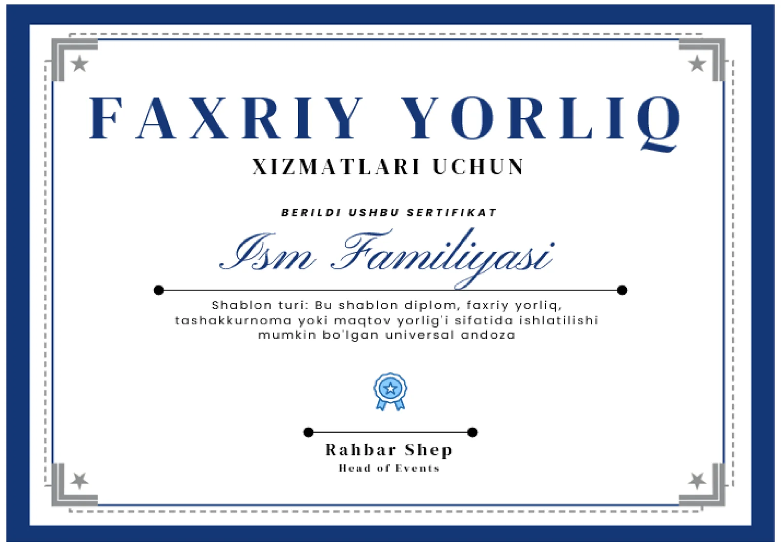 FAXRIY YORLIQ