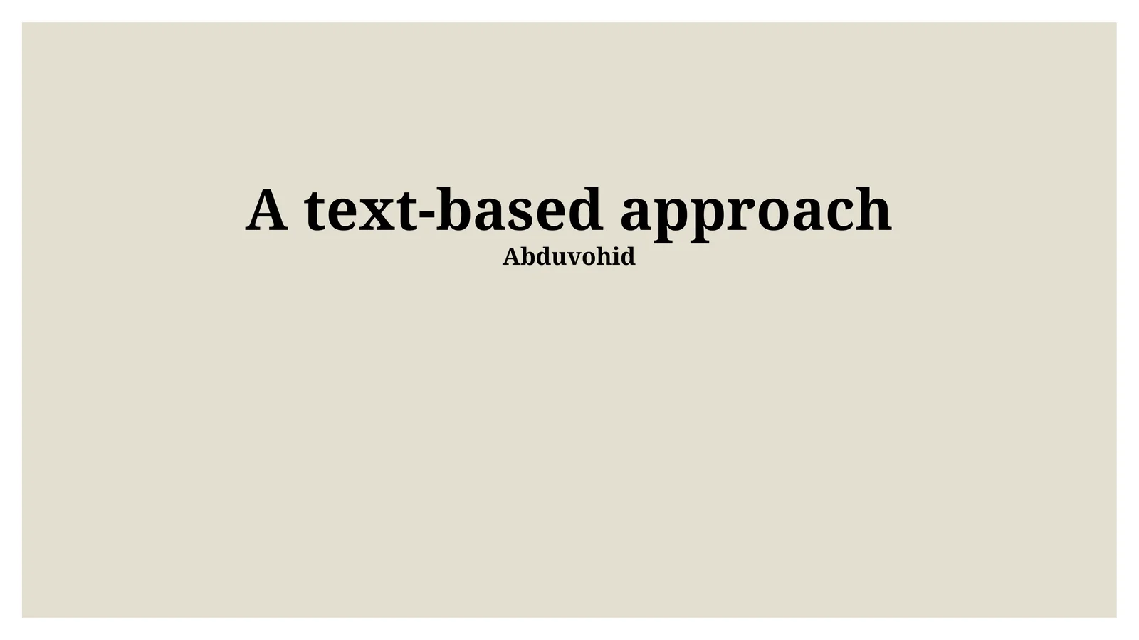 Plan: Tools and Technologies for Translation
