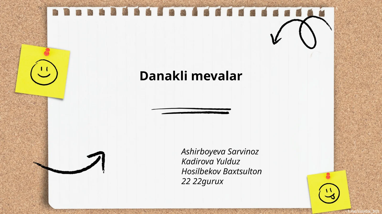 Danakli mevalar