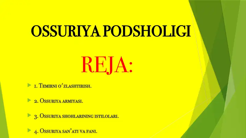 Ossuriya Podsholigi