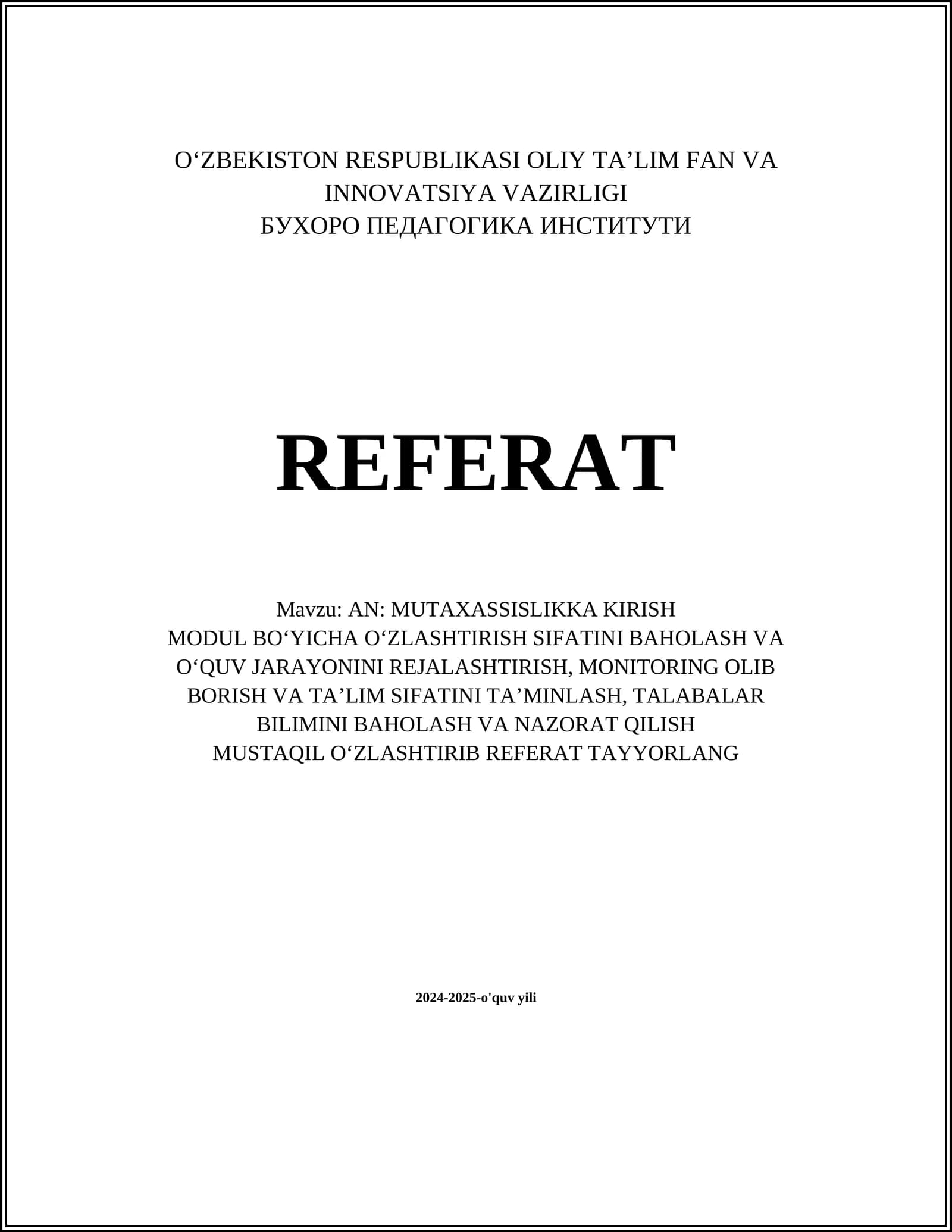 REFERAT