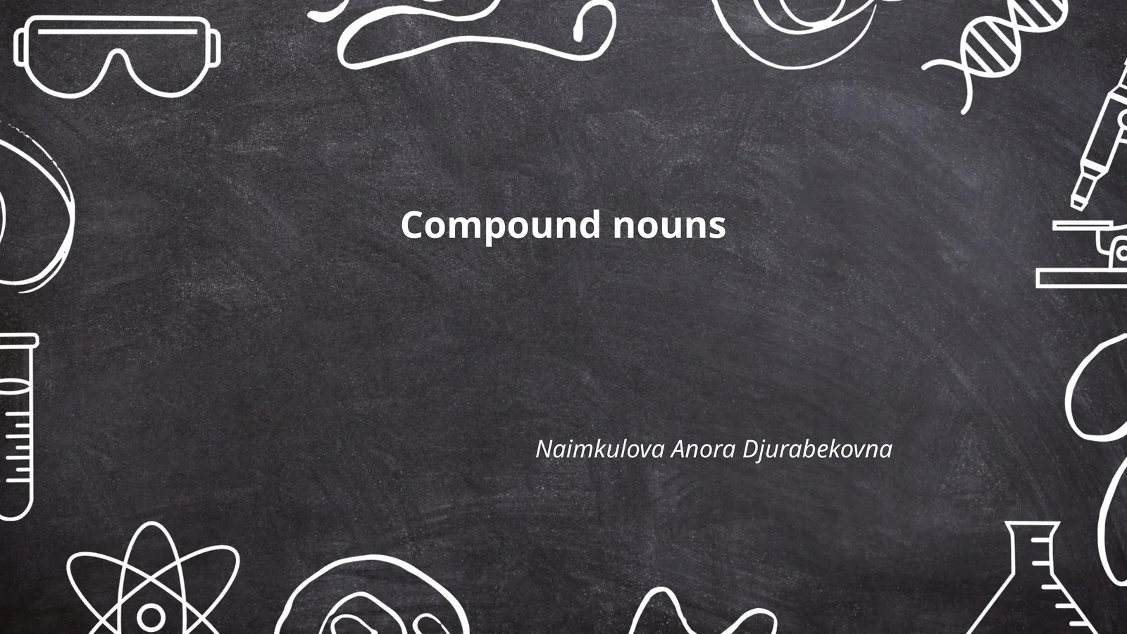 Compound nouns