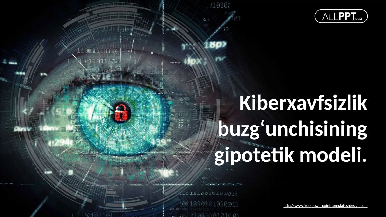 Kiberxavfsizlik buxg‘unchisining gipotetik modeli
