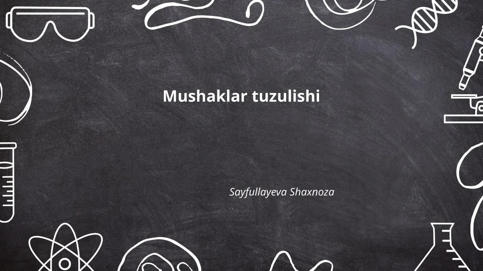 Mushaklar tuzulishi