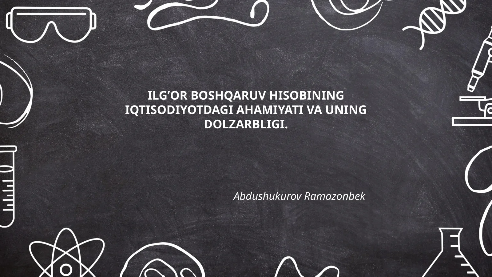 Ilg'or boshqaruv hisobi