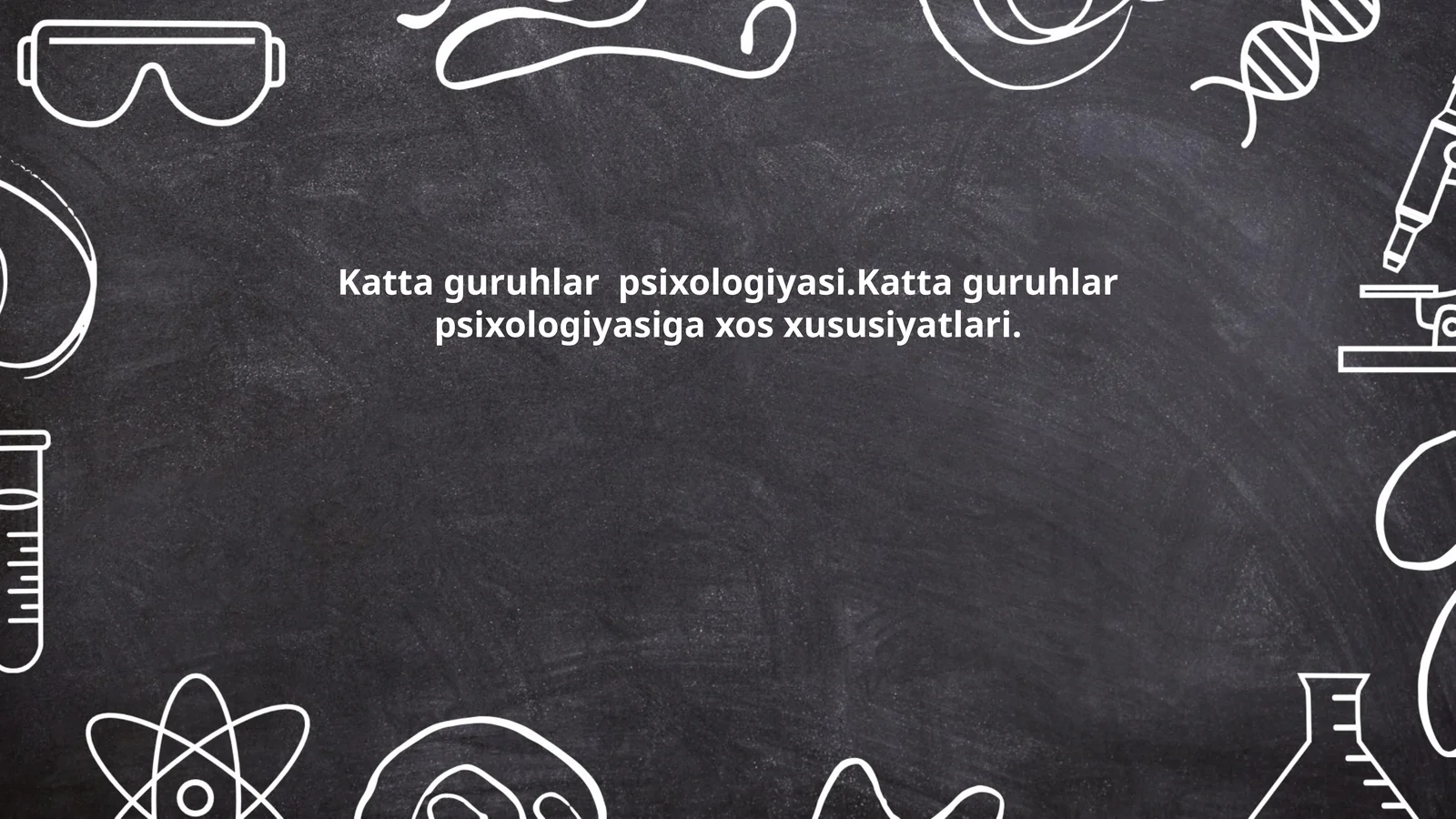 Katta guruhlar psixologiyasi