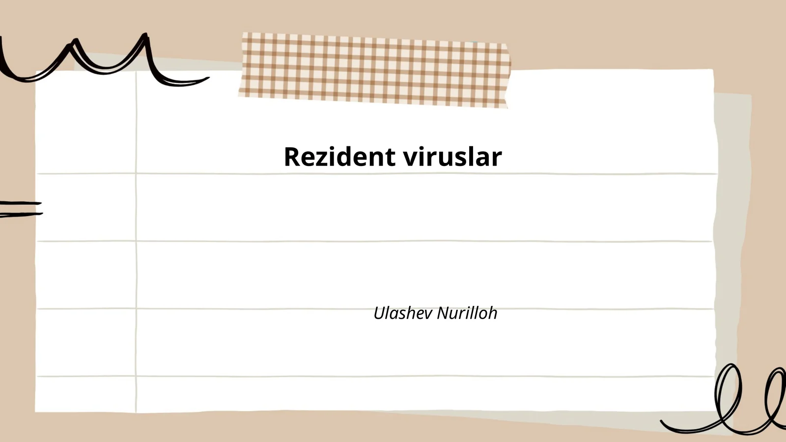 Rezident viruslar