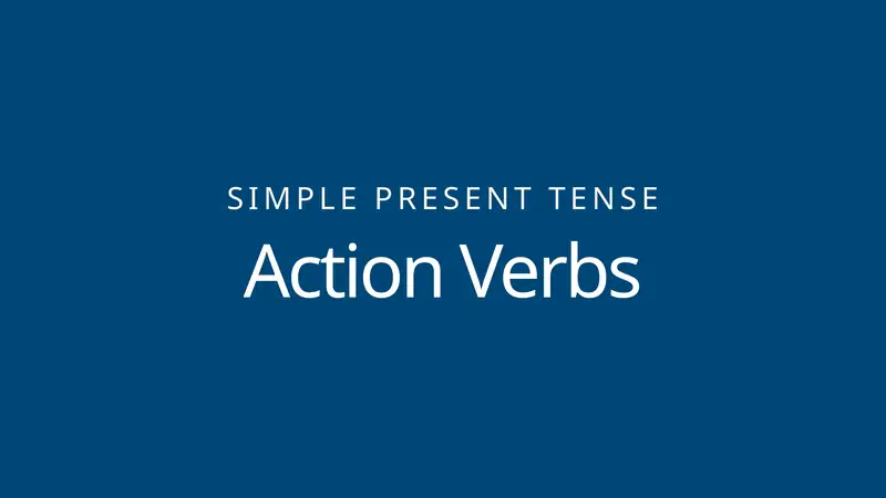 Action Verbs