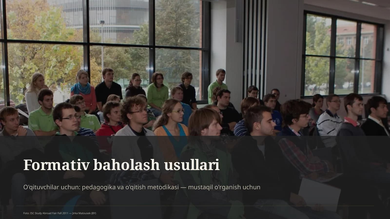 Formativ baholash usullari