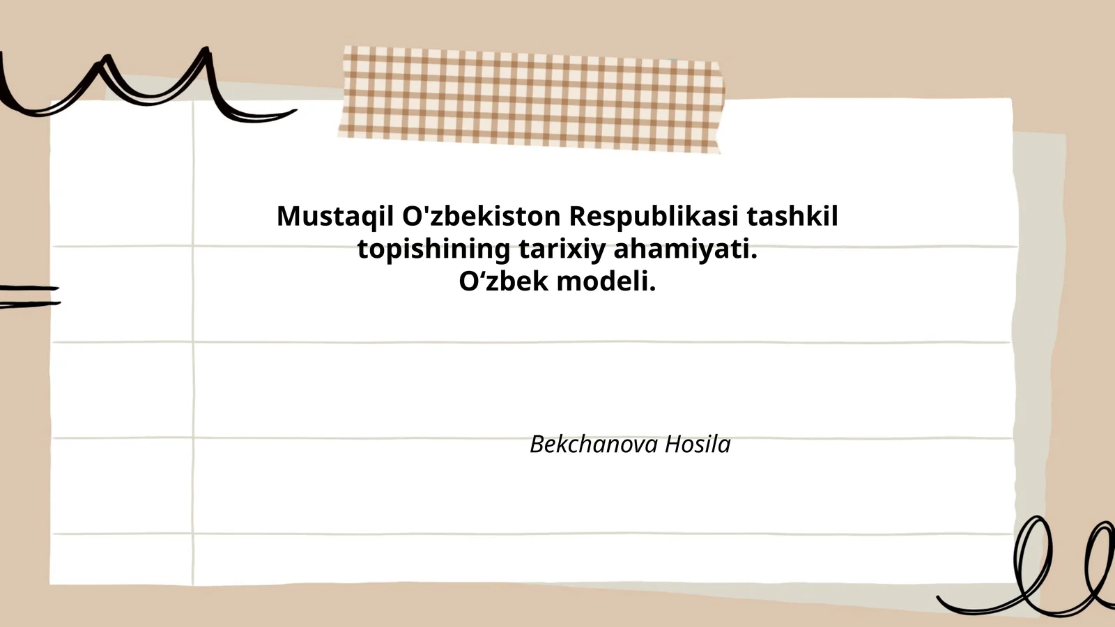Oʻzbek modeli