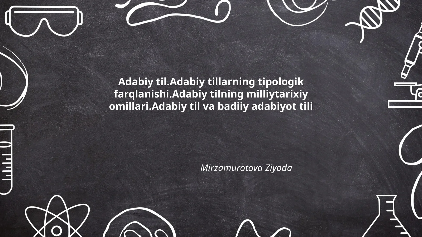 Adabiy til