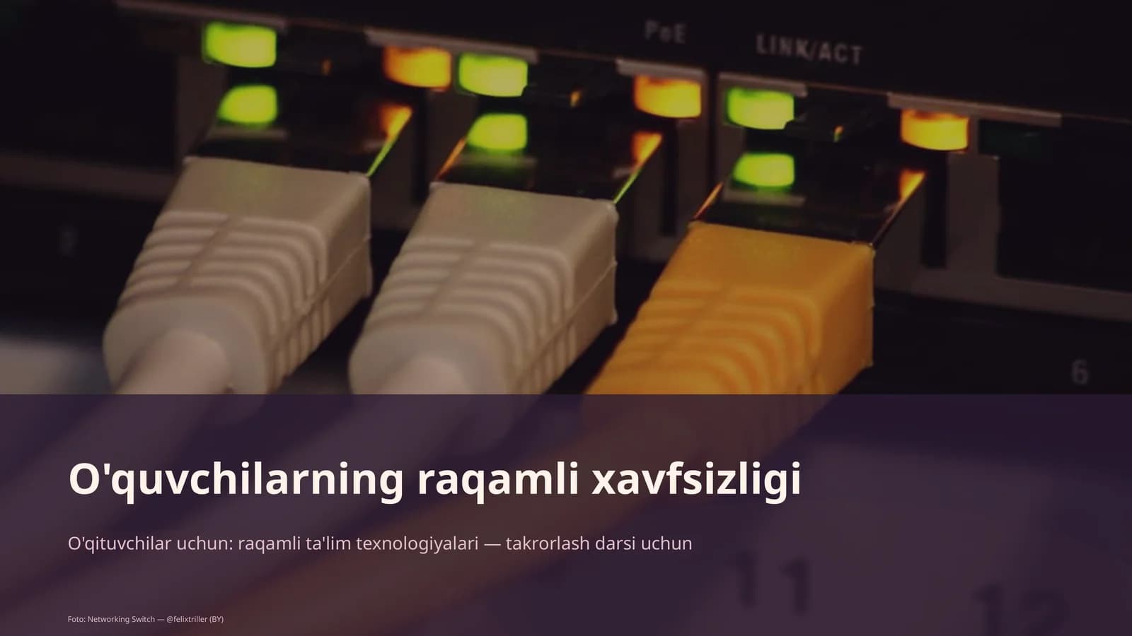 O'qituvchilar uchun: raqamli ta'lim texnologiyalari — takrorlash darsi uchun