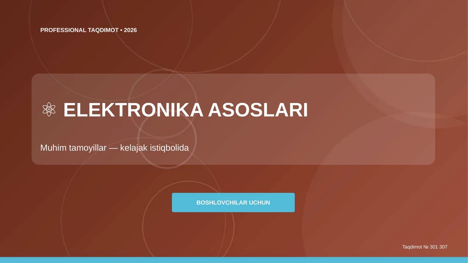 ELEKTRONIKA ASOSLARI