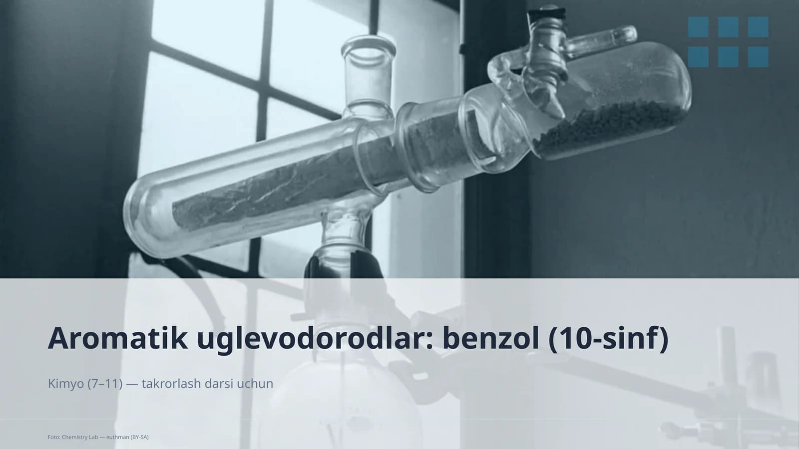 Aromatik uglevodorodlar: benzol (10-sinf)