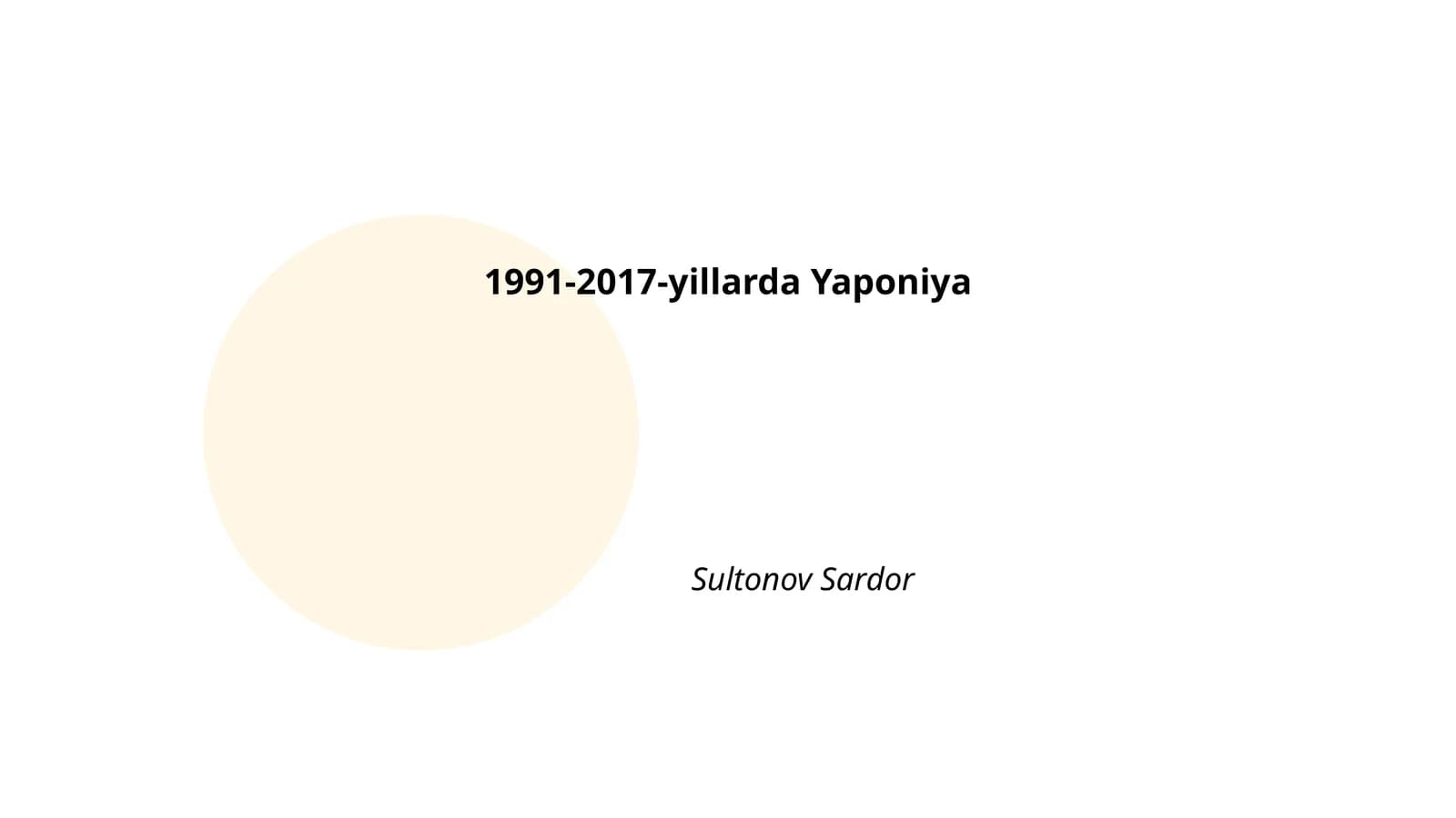 Yaponiya iqtisodiyoti (1991-2017 yillar)