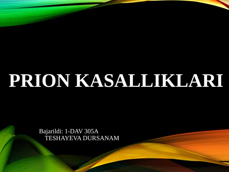 Prion kasalliklari