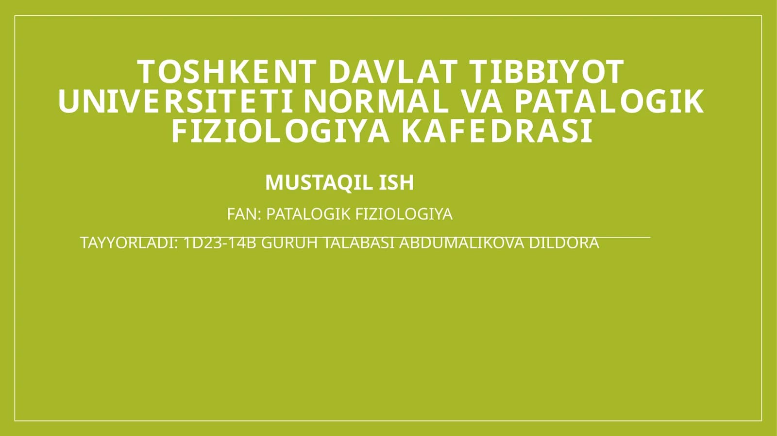 ONA QORNIDA RIVOJLANISH PATALOGIYASI NIMA?