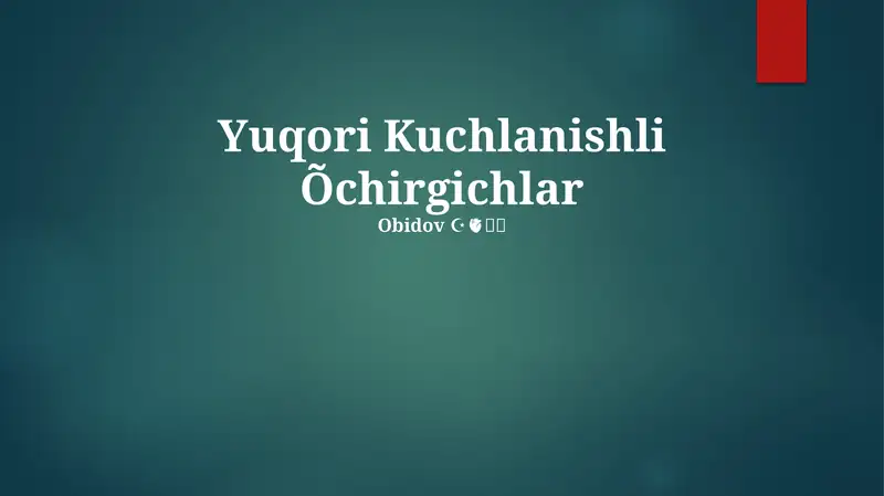 Product slide 1